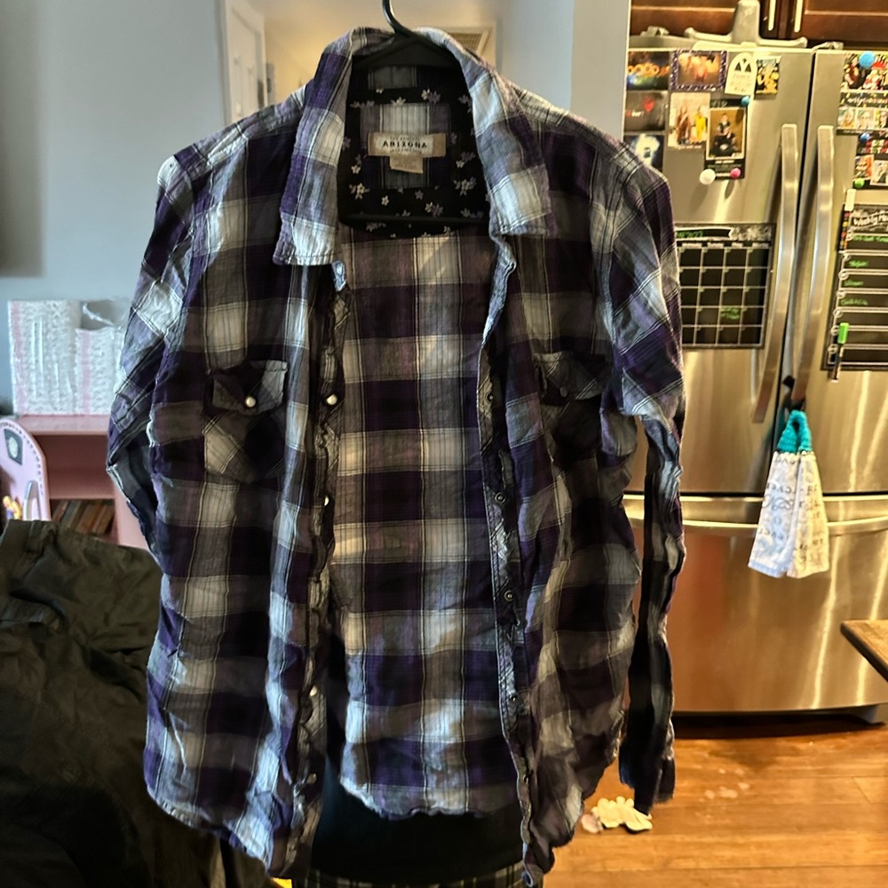 Woman’s long sleeve flannel